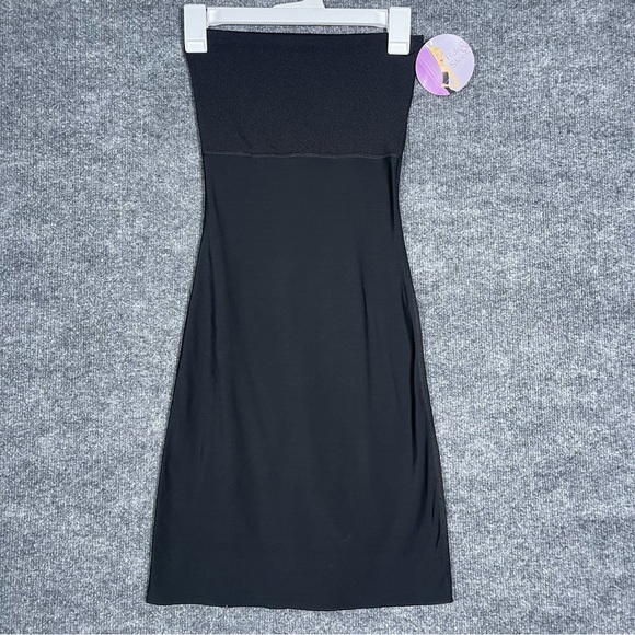 Spanx Women’s Small NWT Black Shapewear Strapless Slimmer Slip Dress - Picture 1 of 9